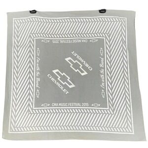 Chevrolet CMA Music Festival 2015 Bandana I'm With The Band Neck Scarf OS Mens